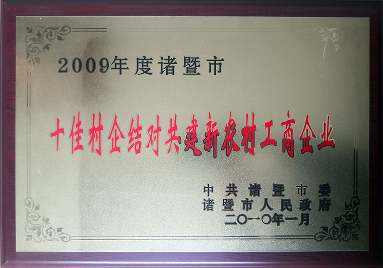 公司分别与牌头镇新五村、陶朱街道五蓬村和岭北镇梅坞村等结对，累计投入100多万元。